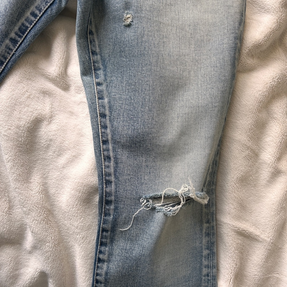 Saint Laurent Santa Monica Light Blue Denim Jeans - Picture 8 of 8